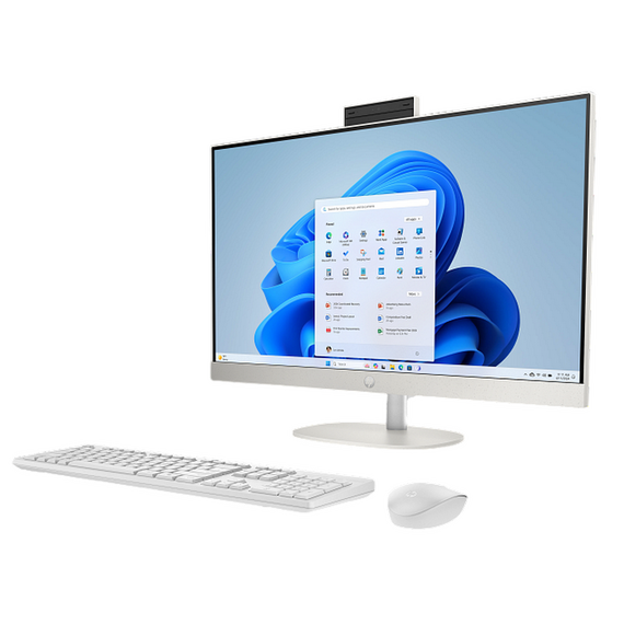 Computer All-in-One HP AI 27-cr2108ci, 27", Intel Core Ultra 5 225U, 16GB/512GB, Fără SO, Negru, 3 image