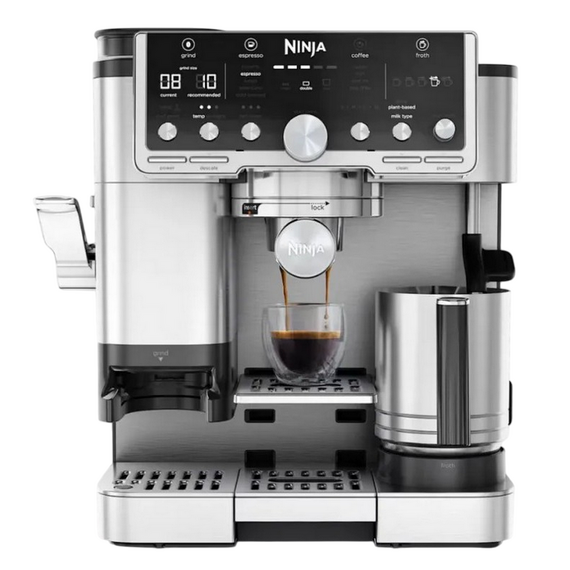 Cafetiera manuala Ninja ES701EU, 1650W, Oțel inoxidabil