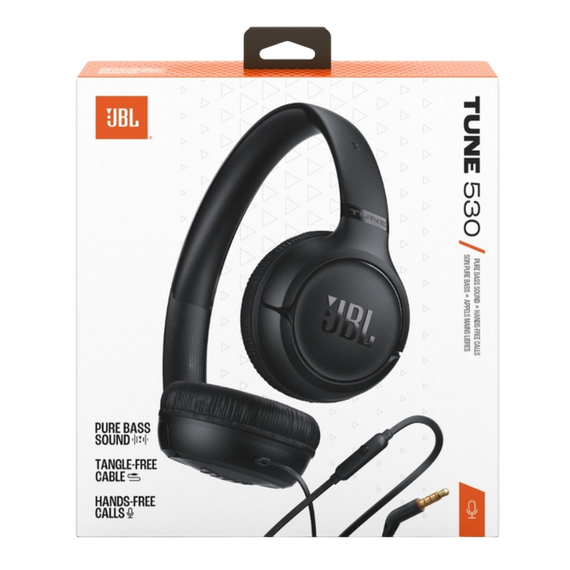 Căști JBL T530, Negru, 2 image