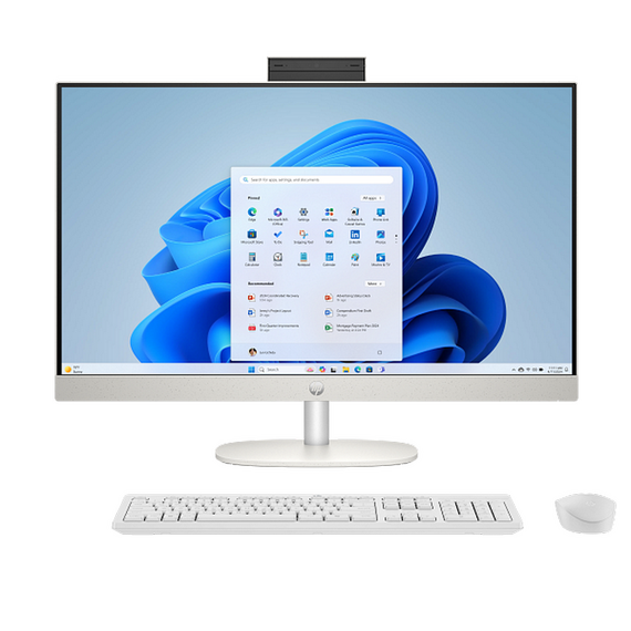 Computer All-in-One HP AI 27-cr2108ci, 27", Intel Core Ultra 5 225U, 16GB/512GB, Fără SO, Negru