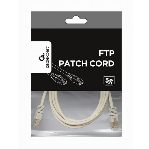 Patch cord Cablexpert PP22-0.25M, Cat5e FTP, 0,25m, Gri, 3 image