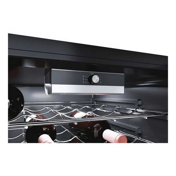 Dulap pentru vin Candy CWC 150 EM/NF, Negru, 3 image