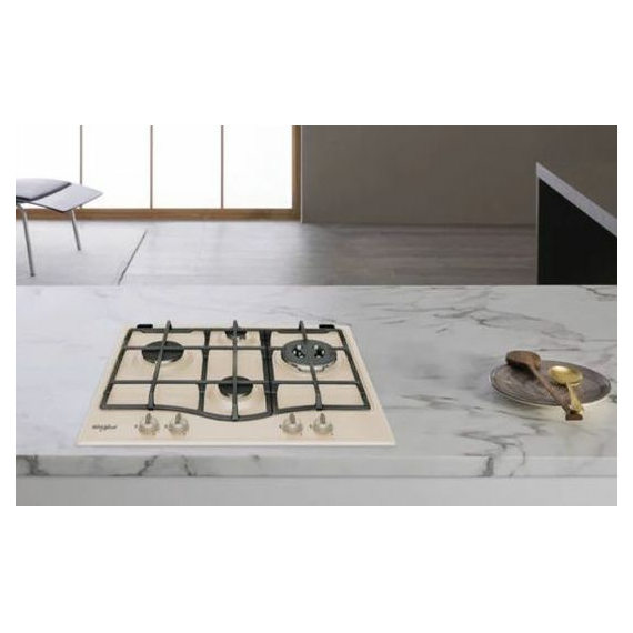 Plită pe gaz Whirlpool GMT 6422 OW, Bej, 3 image
