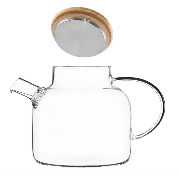 Ceainic cu infuzor Ardesto Gemini AR3012GBM, 1,2L, Transparent, 3 image