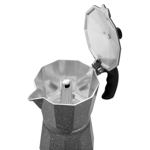 Cafetieră gheizer Ardesto AR0809AGS, Gri, 3 image