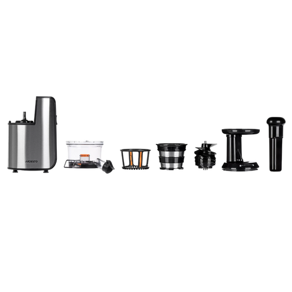 Storcător de fructe și legume Ardesto JEG-1330S, Argintiu | Negru, 3 image
