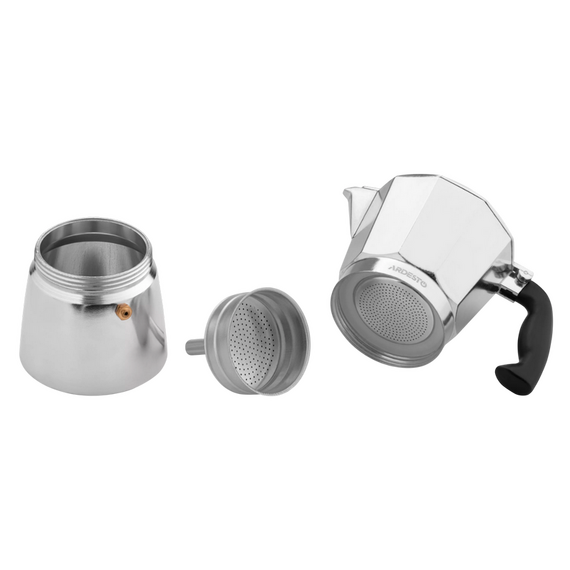 Cafetieră gheizer Ardesto AR0806AG, Oțel inoxidabil, 2 image