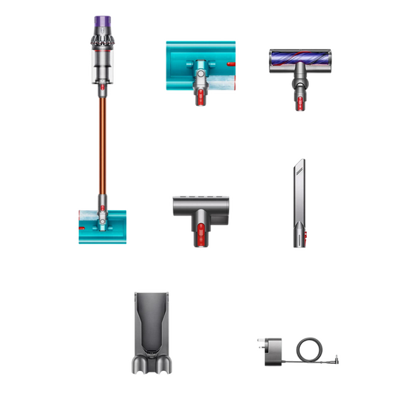 Aspirator Vertical Dyson V10 Cyclone Submarine, Gri | Portocaliu, 3 image