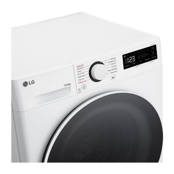 Mașină de spălat cu uscător LG F4DR510S0W, 10kg, Alb, 3 image