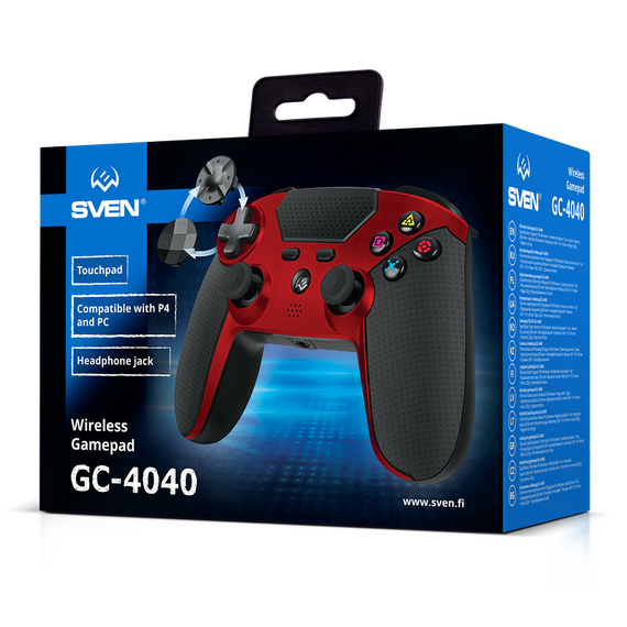 Gamepad SVEN GC-4040, Negru, 2 image