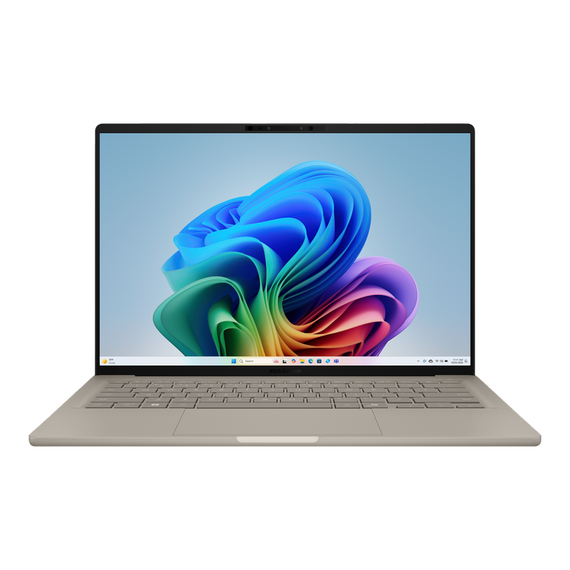 Laptop 14" ASUS Zenbook A14 OLED UX3407QA, Zabriskie Beige, Qualcomm Snapdragon X X1-26-100, 16GB/512GB, Windows 11 Home