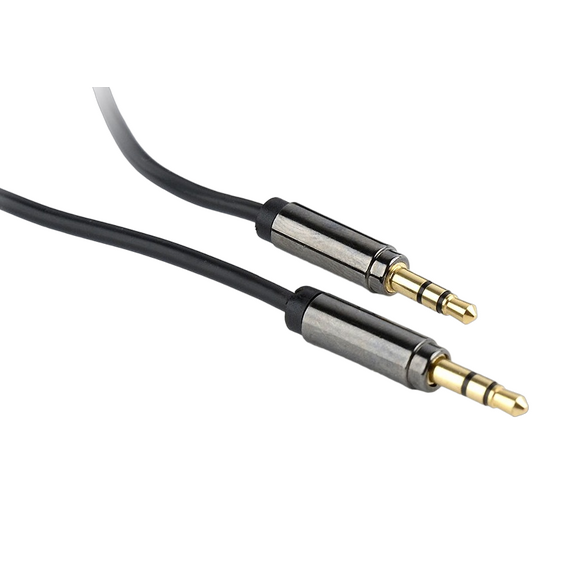 Cablu audio Cablexpert CCAP-444-1M, 3.5mm 3-pin (M) - 3.5mm 3-pin (M), 1m, Negru, 2 image