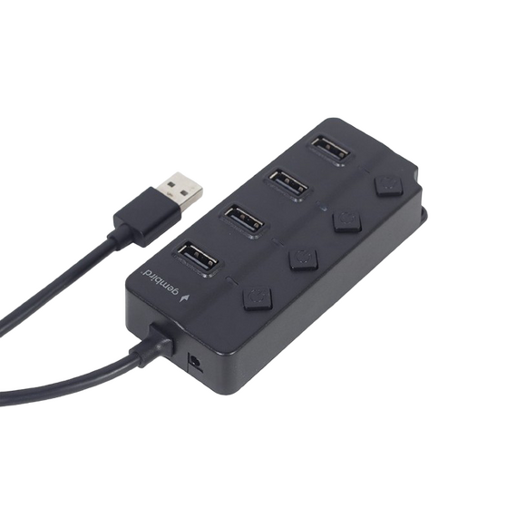 Adaptor Hub Gembird UHB-U2P4P-01, Negru