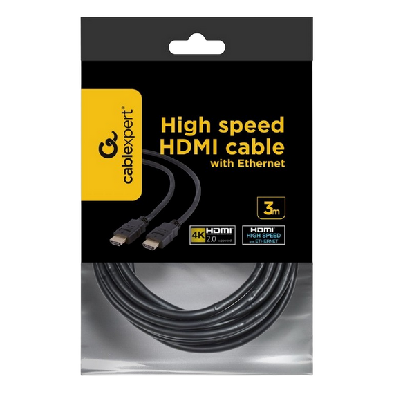 Cablexpert Cable Video Gembird CC-HDMI4-10, HDMI (M) - HDMI (M), 3m, Negru, 3 image