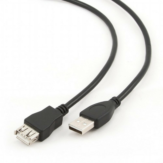 Cablu prelungitor Cablexpert CCP-USB2-AMAF-10, USB Type-A (M)/USB Type-A (F), 3m, Negru, 3 image