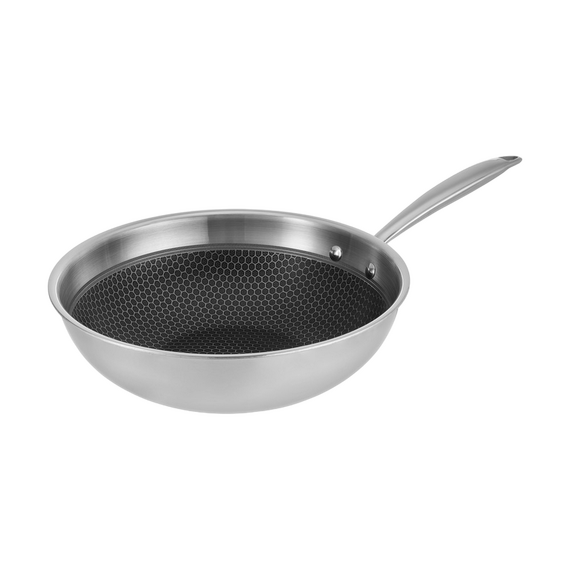 Tigaie WOK RESTO 95349, 28cm, Oțel inoxidabil