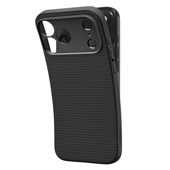 Husă Spigen Liquid Air pentru Apple iPhone 17 Pro, Negru mat, 3 image