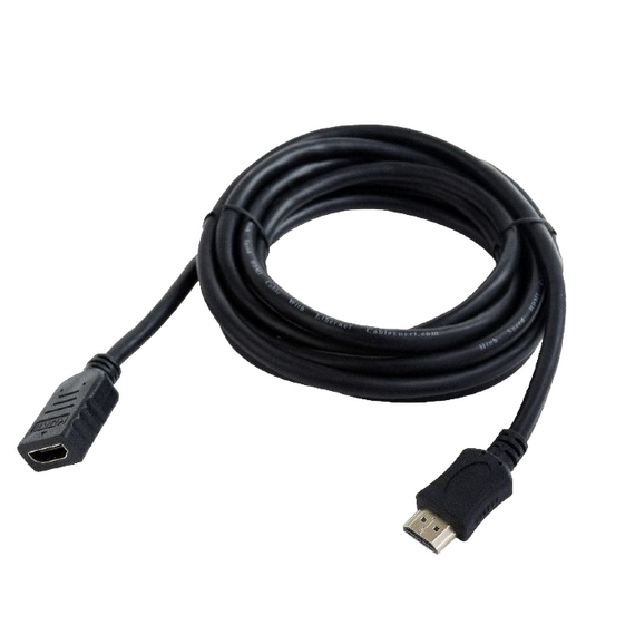 Cablu Video Cablexpert CC-HDMI4X-15, HDMI (M) - HDMI (F), 4,5m, Negru, 3 image