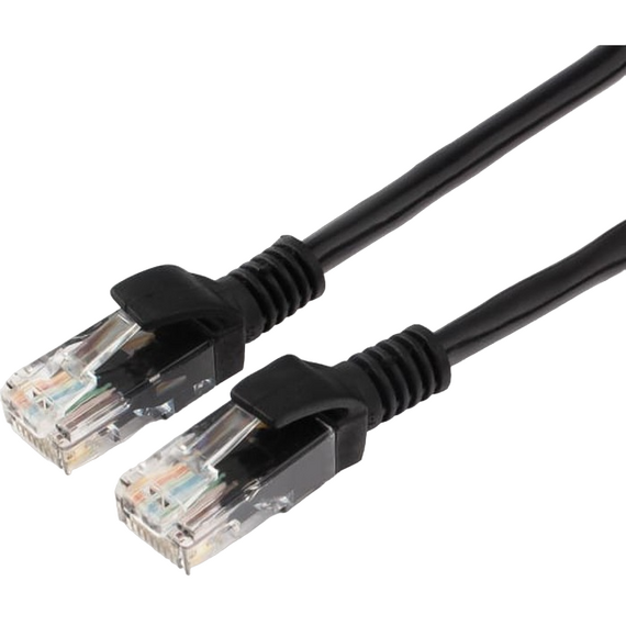 Patch cord Cablexpert PP12-10M/BK, Cat5e FTP, 10m, Negru, 2 image