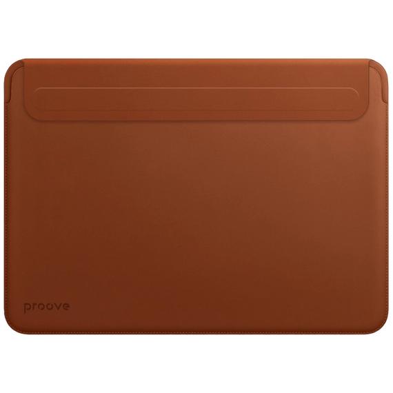Husă pentru laptop Proove Leather Sleeve pentru MacBook, 14.2", Cafeniu