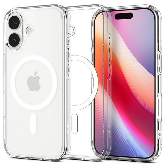 Husă Spigen Ultra Hybrid Mag Magsafe pentru Apple iPhone 17, Alb