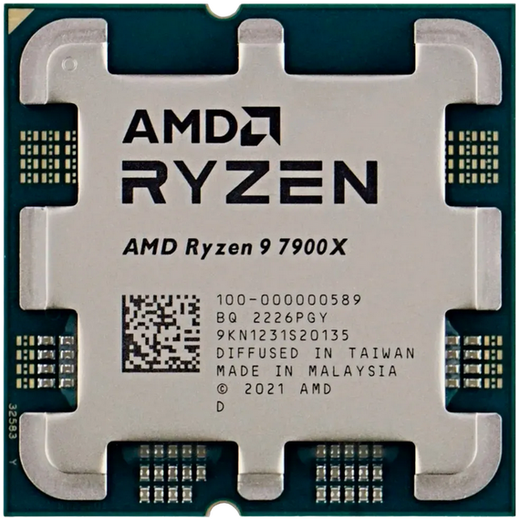 Procesor AMD Ryzen 9 7900X, AMD Radeon Graphics,  | Tray