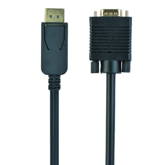 Cablu Video Cablexpert CCP-DPM-VGAM-6, DisplayPort (M) - VGA D-Sub (M), 1,8m, Negru