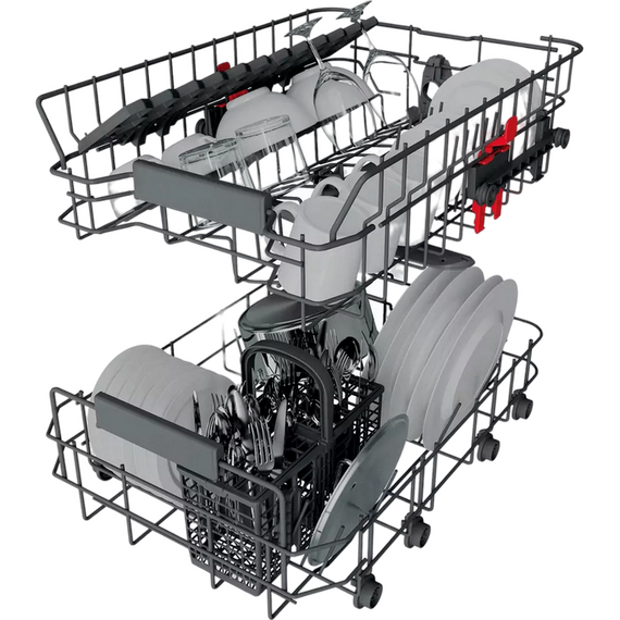 Mașină de spălat vase Whirlpool WSIC 3M27 C, Alb, 3 image