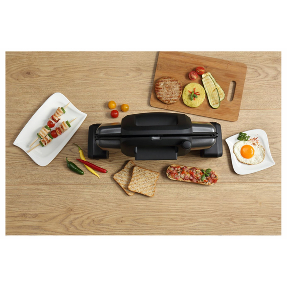 Grătar electric Gorenje CONTACT GRILL KR1800SDP, 1800W, Negru, 2 image