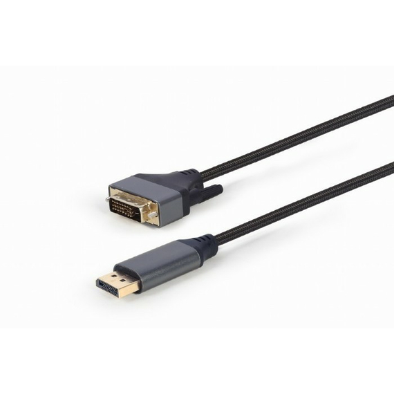 Cablu Video Cablexpert CC-DPM-DVIM-4K-6, DisplayPort (M) - DVI-D (M), 1,8m, Negru, 3 image