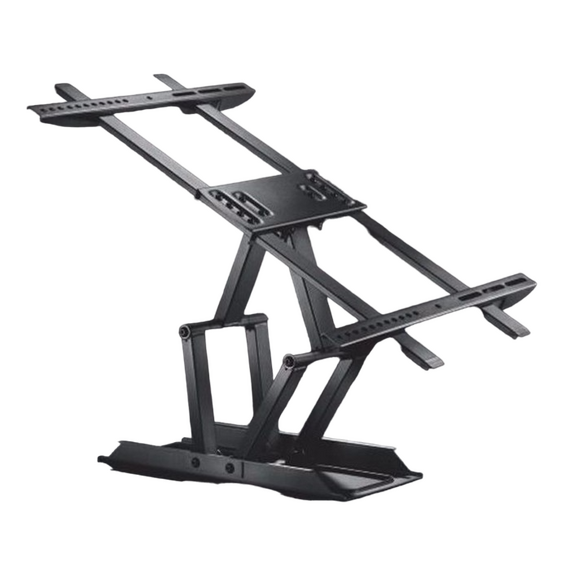 Suport TV de perete Gembird WM-80ST-02, Negru, 2 image