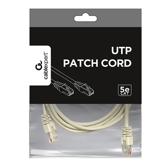 Patch cord Cablexpert PP12-3M, CAT5e UTP, 3m, Gri, 3 image