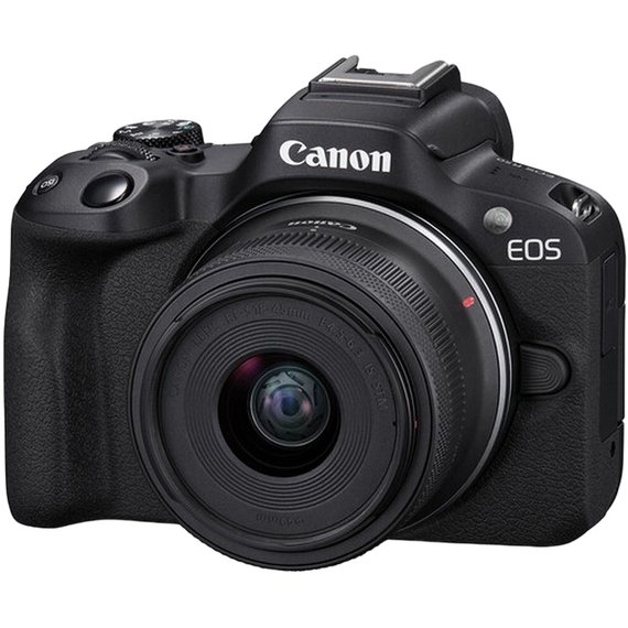 Aparat Foto Mirrorless Canon EOS R50 & RF-S 18-45mm f/4.5-6.3 IS STM KIT