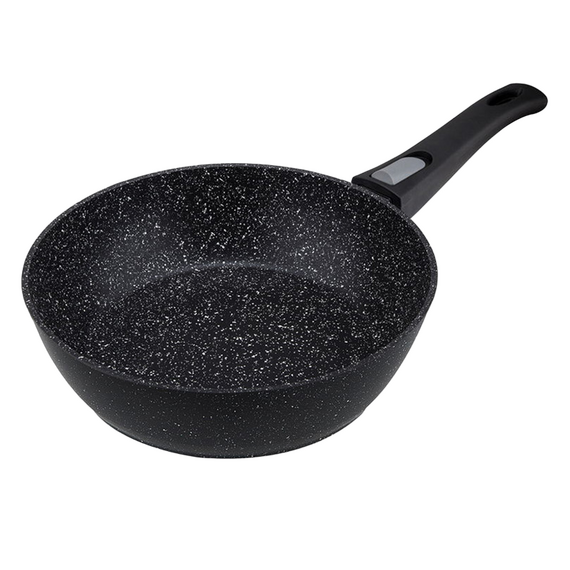 Tigaie adâncă RESTO 93042, 28cm, Negru