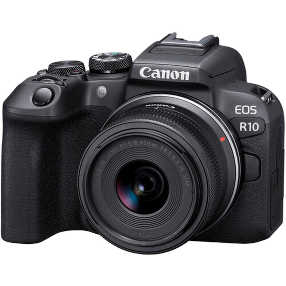 Aparat Foto Mirrorless Canon EOS R10 & RF-S 18-45mm f/4.5-6.3 IS STM KIT