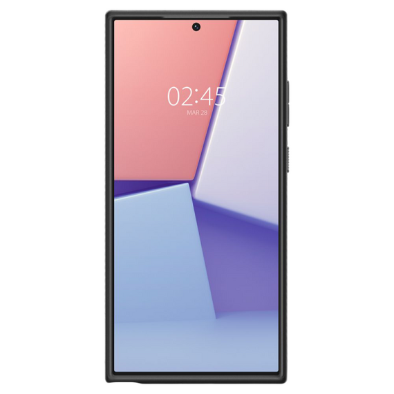 Husă Spigen Samsung S23 Ultra, Liquid Air, Negru mat, 3 image