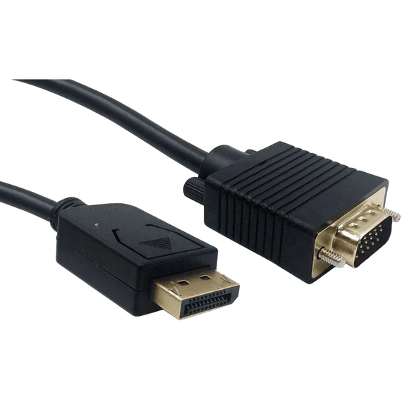 Cablu Video Cablexpert CCP-DPM-VGAM-6, DisplayPort (M) - VGA D-Sub (M), 1,8m, Negru, 2 image