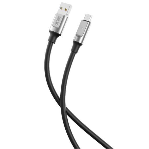 Cable de date XO NB251, USB Type-A/USB Type-C, 1m, Negru