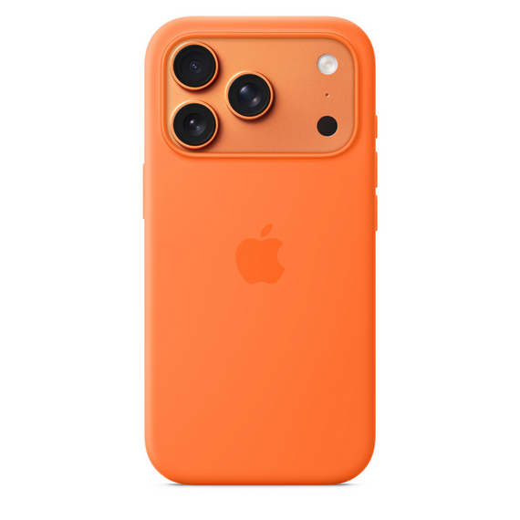 Husă Apple iPhone 17 Pro Silicone Case with MagSafe, Portocaliu, 2 image