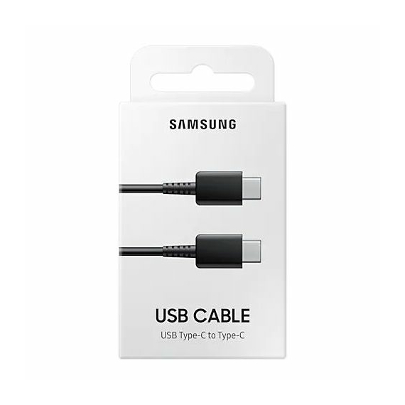 Cablu încărcare și sincronizare Samsung EP-DA705BBRGRU, USB Type-C/USB Type-C, 1m, Negru, 2 image