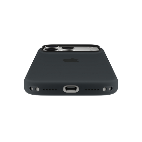 Husă Apple iPhone 17 Pro Silicone Case with MagSafe, Negru, 3 image