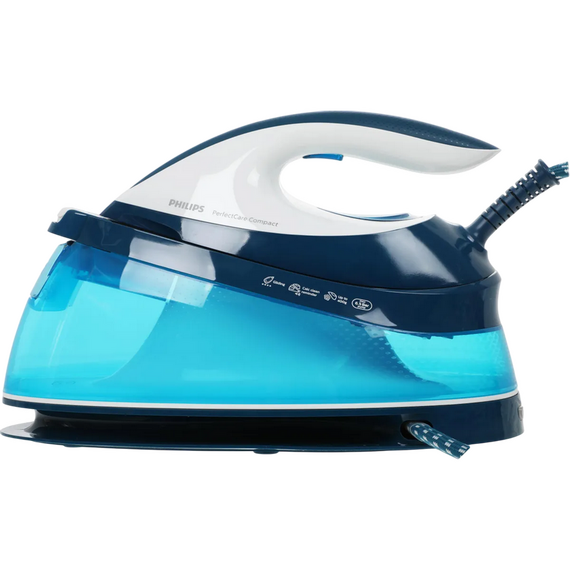 Fier de călcat cu generator de abur Philips GC7840/20, 2400W, Albastru, 3 image