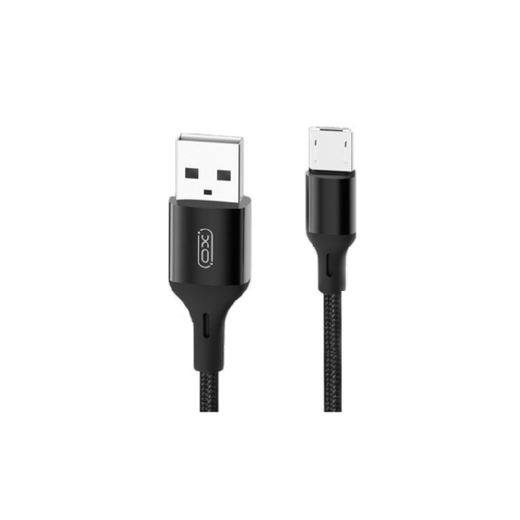 Cablu încărcare și sincronizare XO NB143, USB Type-A/micro-USB, 2m, Negru, 2 image