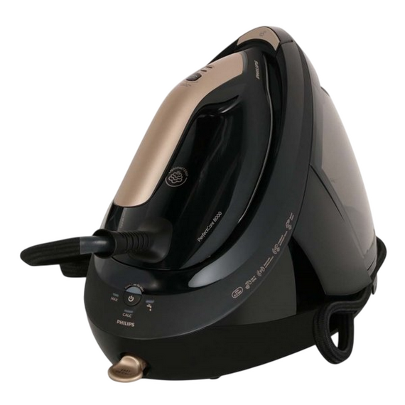 Fier de călcat cu generator de abur Philips PSG8130/80, 2700W, Negru | Auriu, 2 image