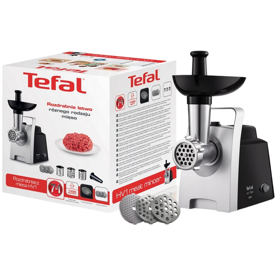 Mașină de tocat carne Tefal NE108831, Negru Argintiu, 2 image