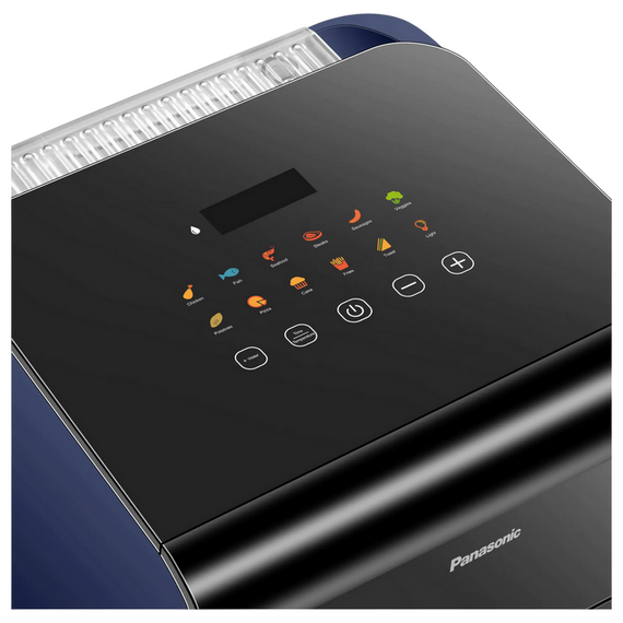 Friteuză cu aer cald Panasonic NF-CC600ATS, Negru | Albastru, 2 image