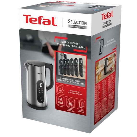 Fierbător electric Tefal KI871DE0, Argintiu, 2 image