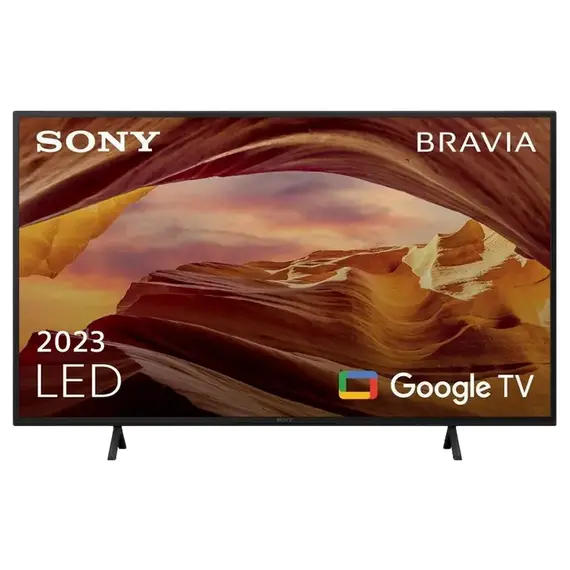 43" LED SMART TV SONY KD43X75WLPAEP, 4K HDR, 3840x2160, Google TV, Black