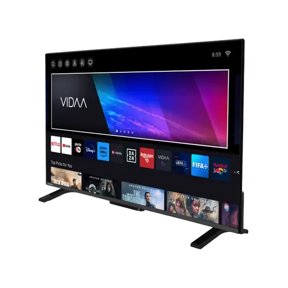40" LED SMART TV TOSHIBA 40LV2463DG, 1920x1080 FHD, VIDAA OS, Black, 5 image