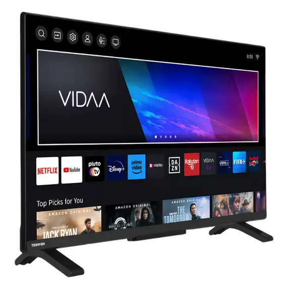 32" LED SMART TV TOSHIBA 32WV2463DG, 1368x768 HD, VIDAA OS, Black, 2 image